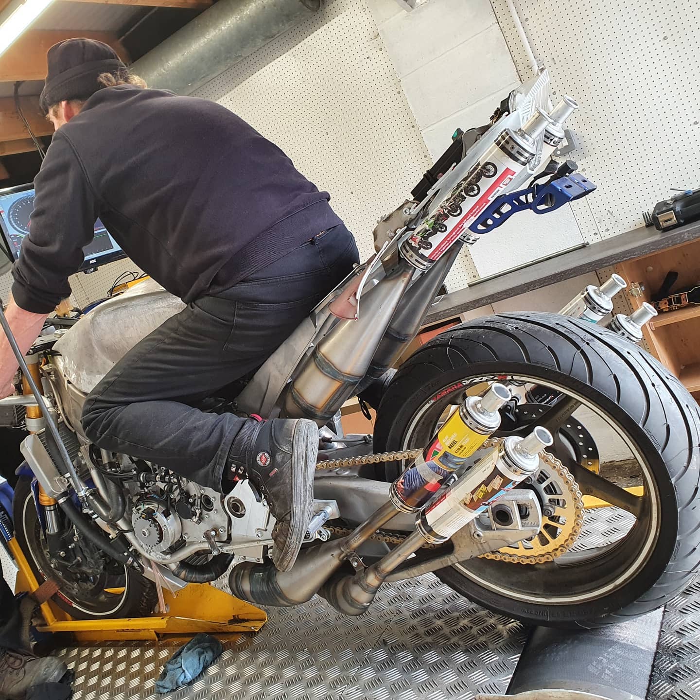 Stan Stephens 1200cc V6 two-stroke motorcycle